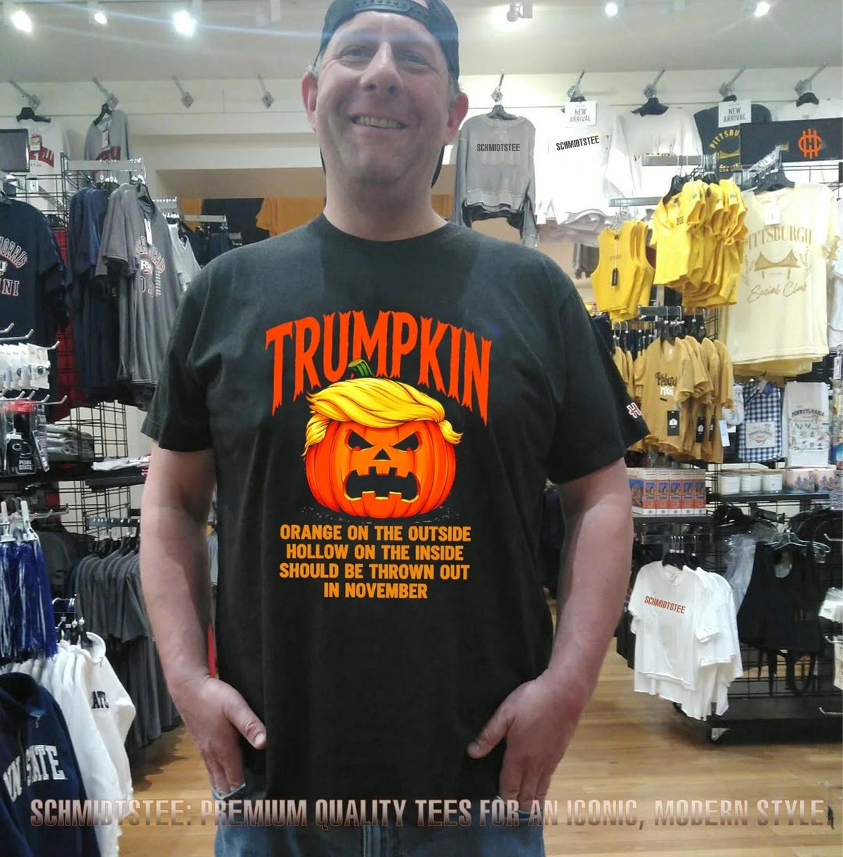 Trumpkin Orange on the Outside Hollow on the Inside Should Be Thrown out in November shirt