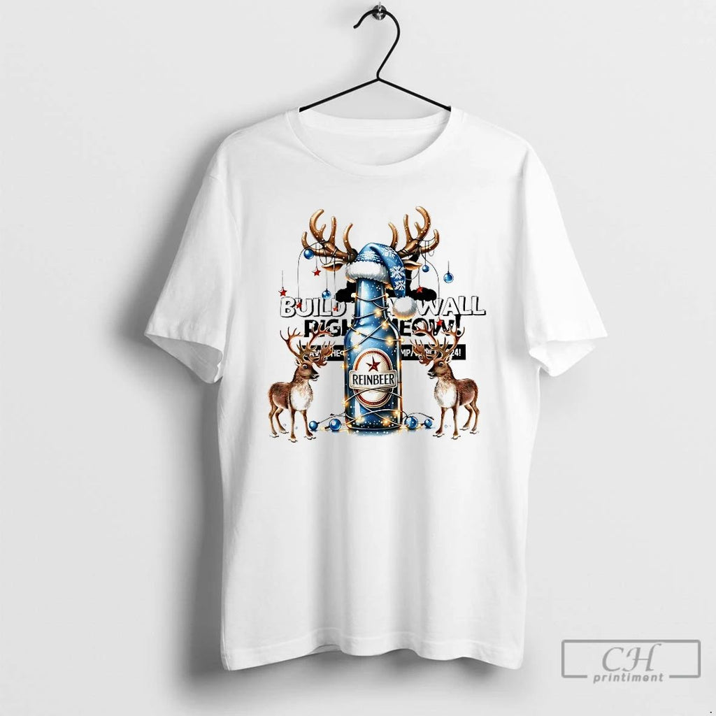 Classic Christmas Reindeer Beer T Shirts