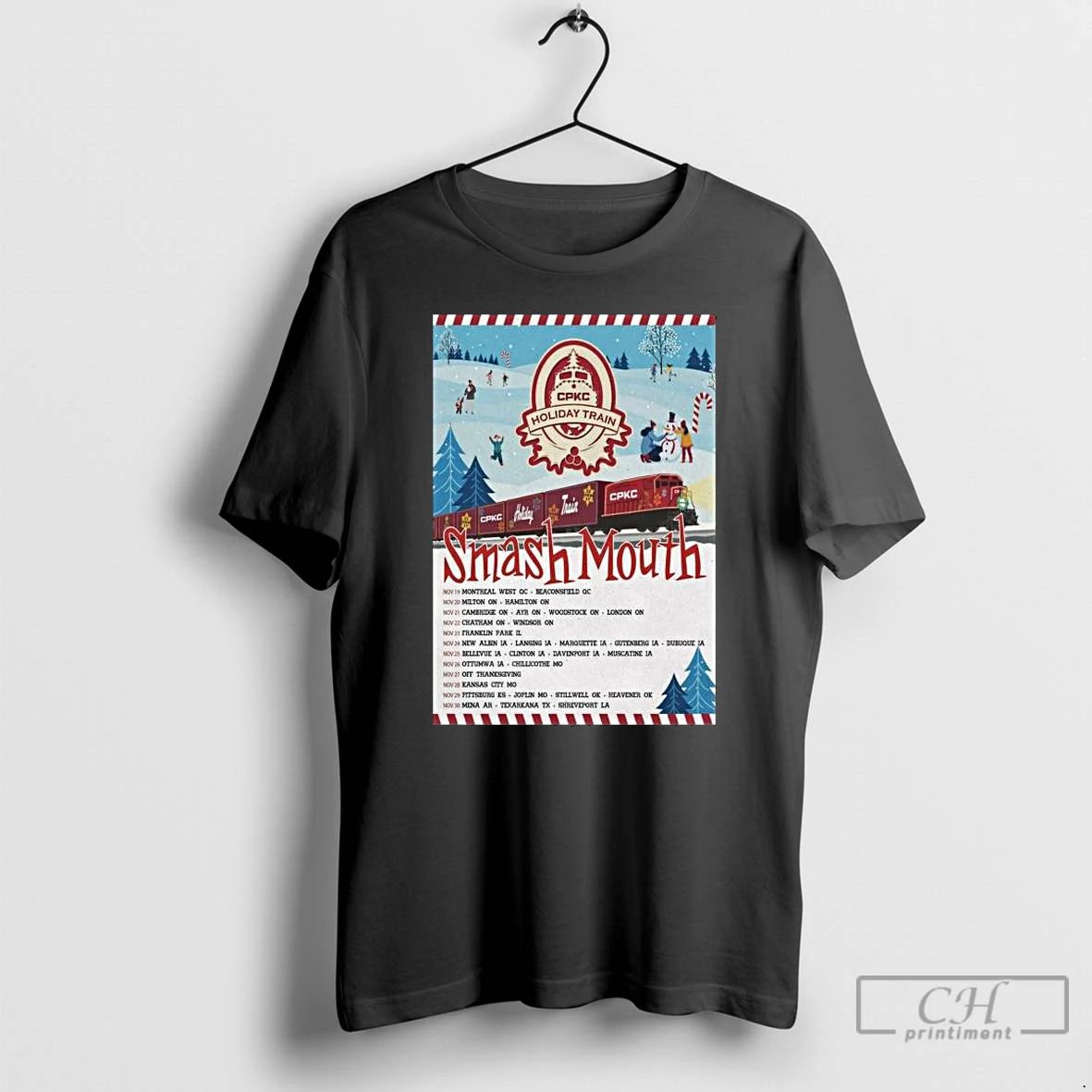 Classic Smash Mouth Cpkc Holiday Train Event 2025 Long Sleve T Shirts
