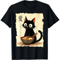 Funny Cat Ramen Graphic Japanese Kawaii Anime Cat unisex T-Shirt