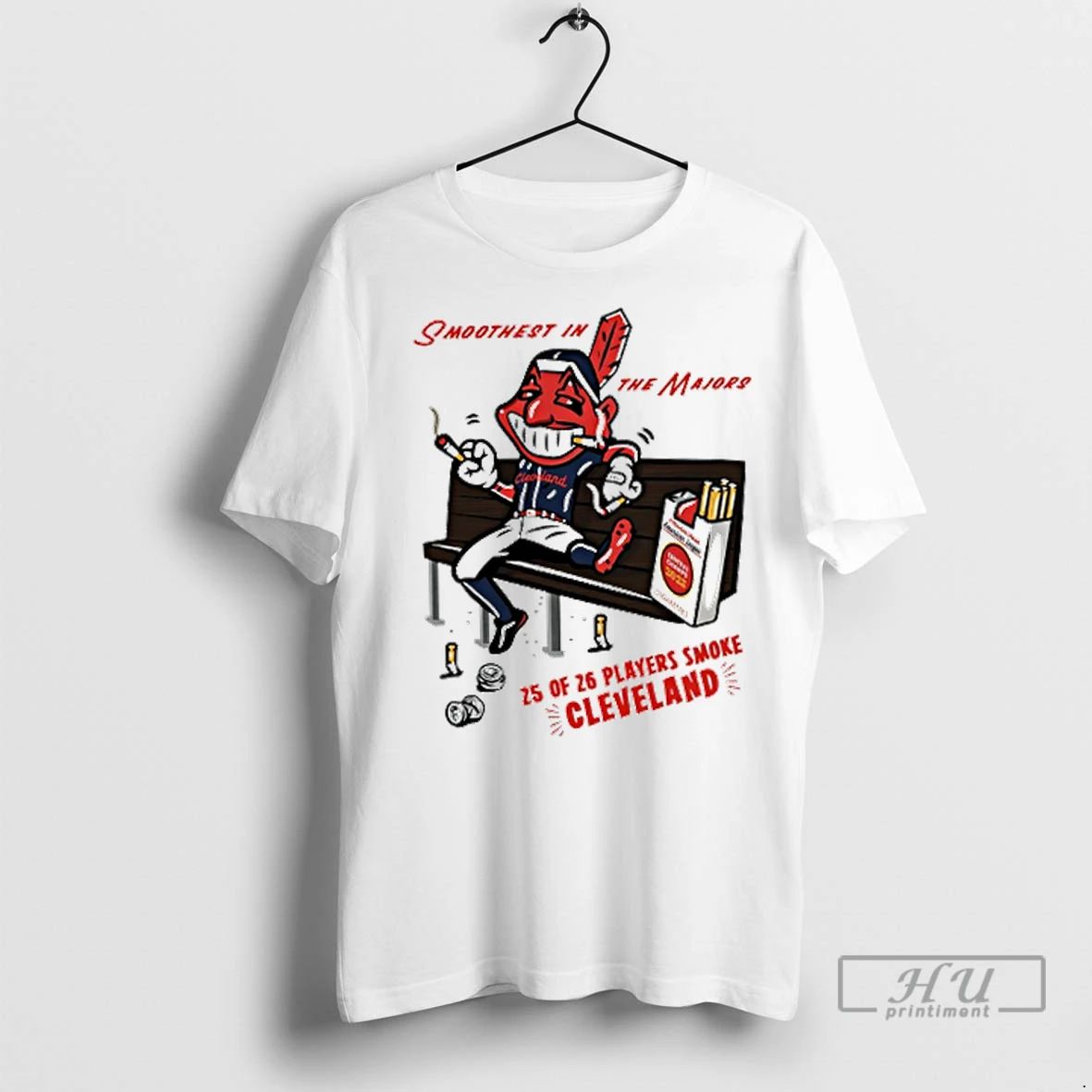 Trending Smoothest In The Majors 25 0f 26 Players Smoke Cleveland Guardians T Shirts