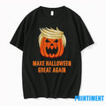 Trump Pumpkin Make Halloween Great Again Meme Tshirts Sweater