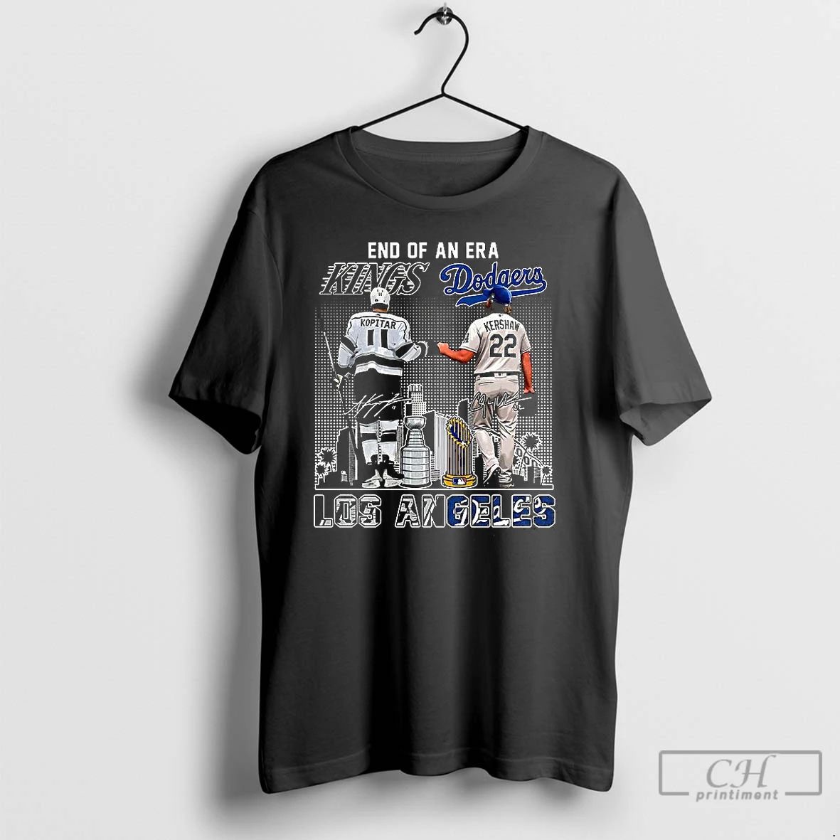 Premium Anze Kopitar Kings And Clayton Kershaw Dodgers End Of An Era Los Angele Signature