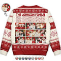 Custom Photo Family Gathering Festive Vibe - Personalized Unisex Ugly Sweater