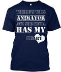 Stylish Theres This Animator There's She Kinda T-shirt Made in USA Size S to 5XL