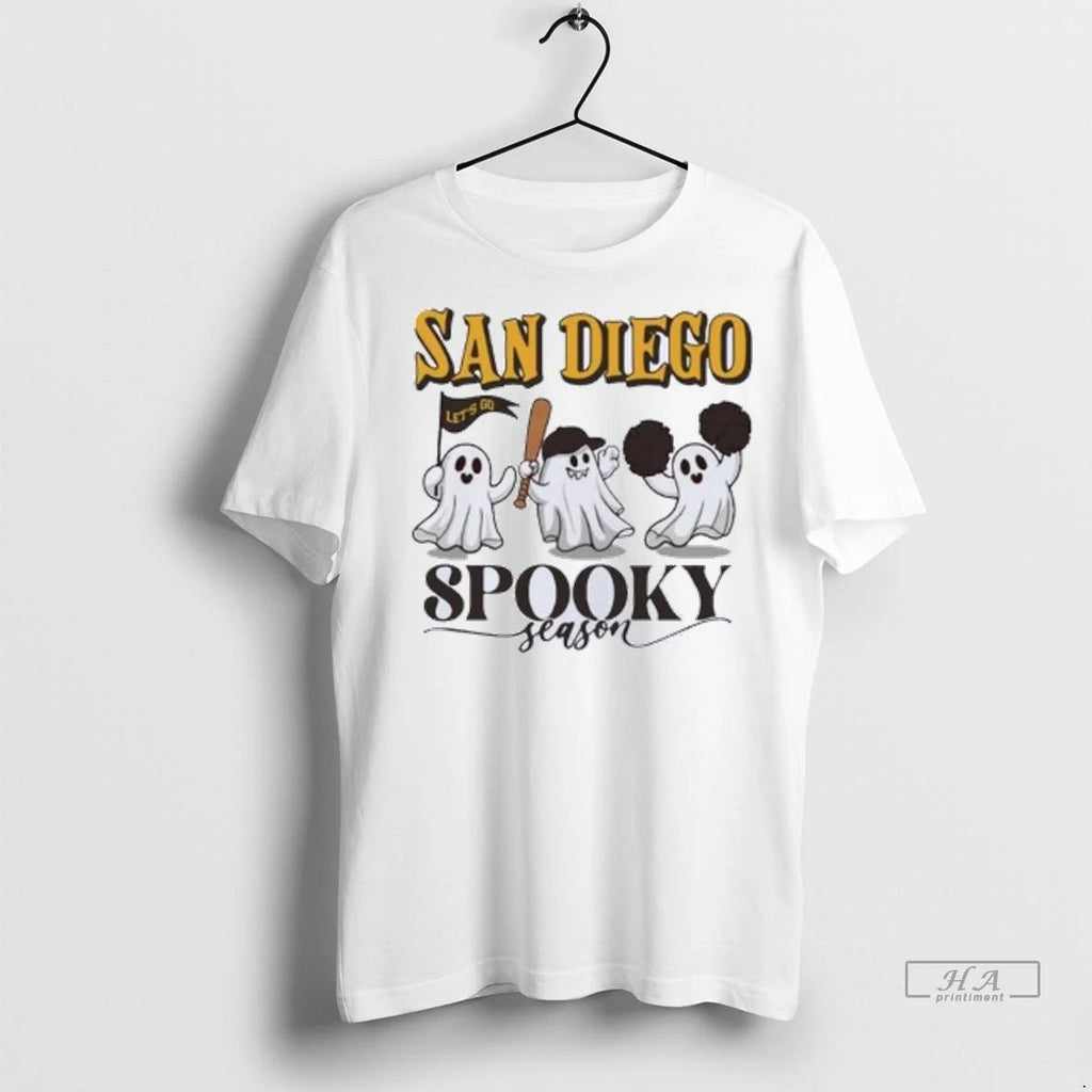 Trendy Officials San Diego Padres Ghost Baseball Spooky Season Halloween Mlb Wild Card Shirt Sweater