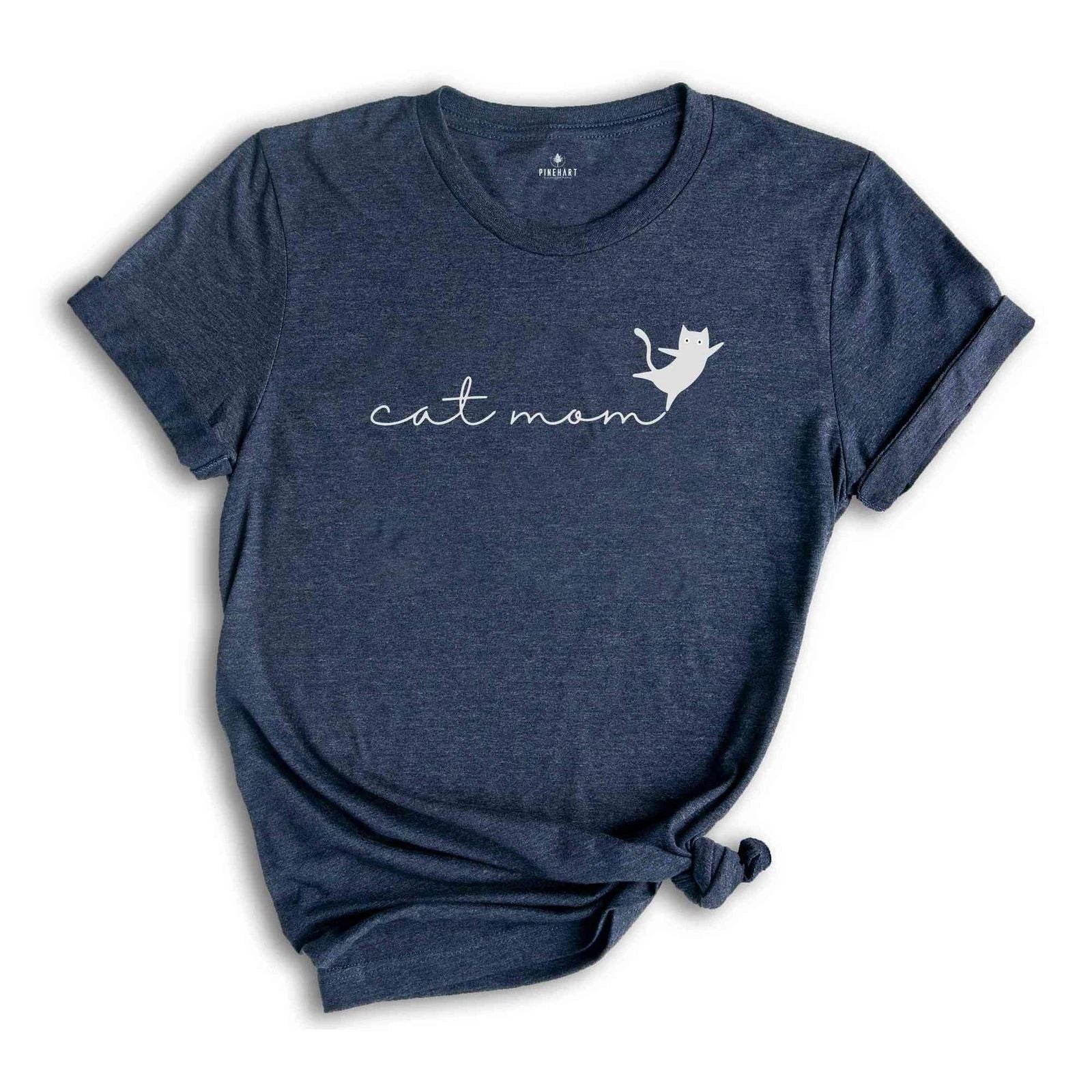 Cat Mom Shirt, Cat Dad Shirt, Cute Shirt, Black Kitty Shirt, Gift for Cat Lover,