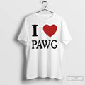 Classic I Love Pawg T Shirts