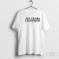 Premium Las Vegas Aces 2025 Wnba Finals Champions Team Roster T Shirts