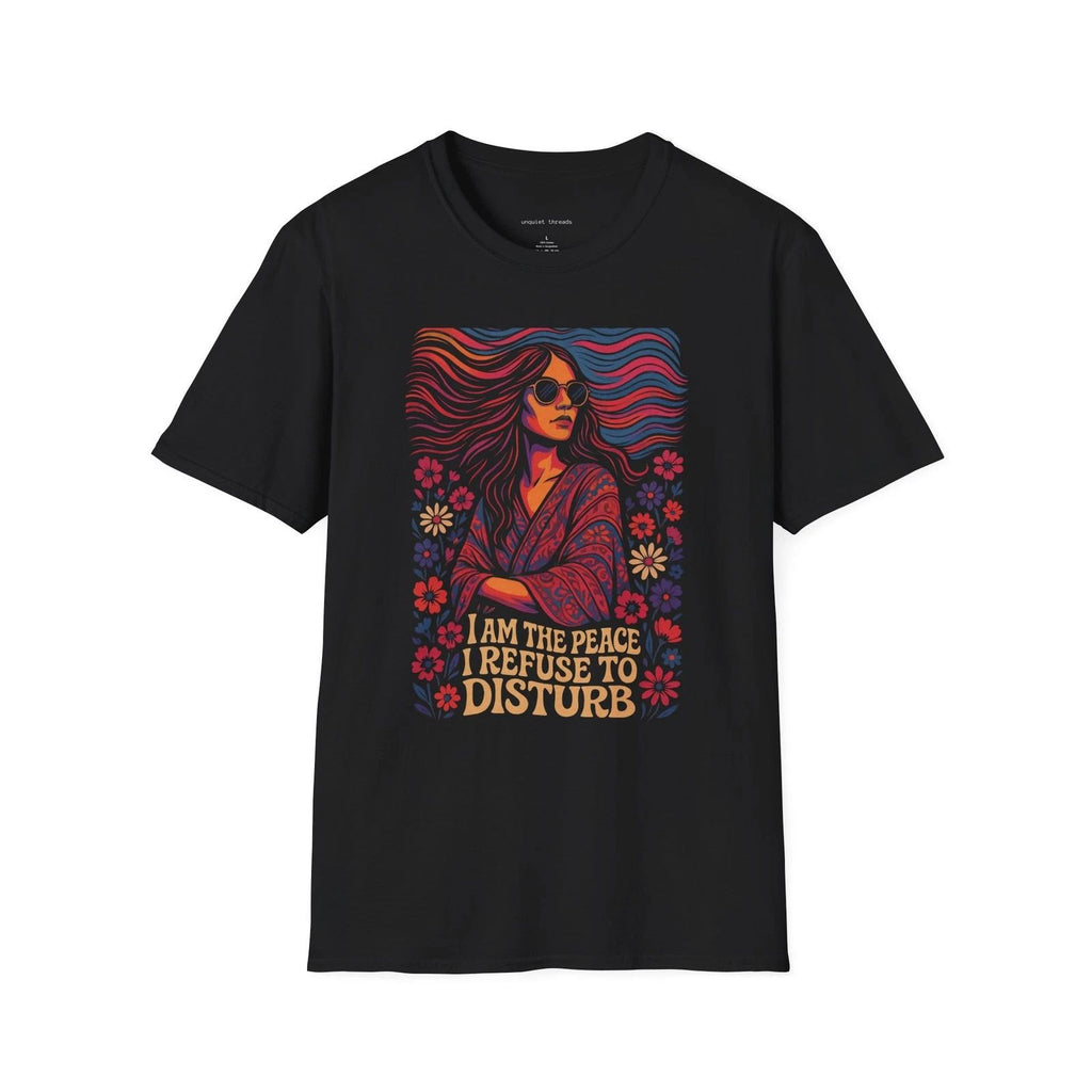 Boho Hippie Woman retro flower child T Shirt Shirt  Gift