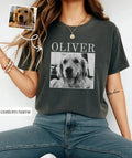 Custom Pet Portrait Comfort Tee Personalized Dog Cat Lover Gift Shirt