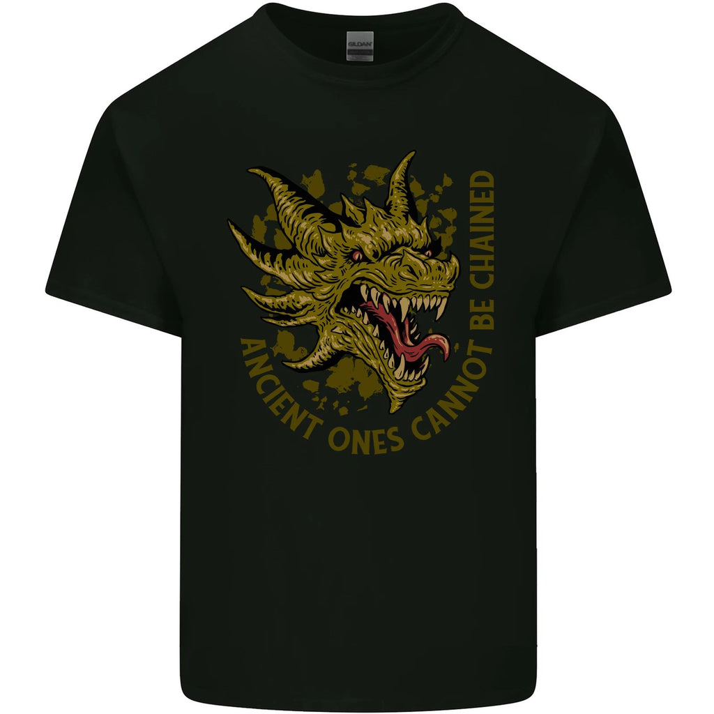 Ancient Ones Fantasy Dragon Mens Light Cotton T-Shirt