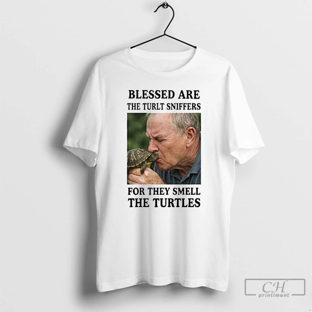 Classic Blessed Are The Turlt Sniffers For They Smell The Turtes Ornaments T Shirts
