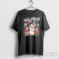 Classic Its A Very Merry Time Snowman Christmas T Shirts