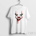 Scary Movie Killers Pennywise Face Halloween T Shirts