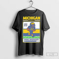 Premium Valiant University Of Michigan Football Justice Haynes Game Breaker 8 Bit Character Graphic