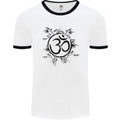 Yoga Symbol Sketch Meditation Mens Ringer T-Shirt