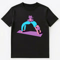 Funny Yoga With A Cat Graphic Unisex T-Shirt