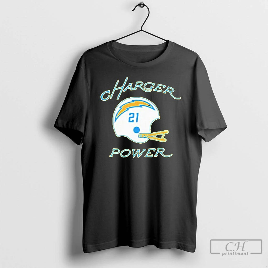 Classic Los Angeles Chargers Charger Power Football T Shirts