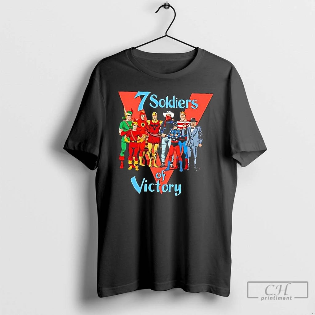 Classic The Seven Soldiers Of Victory Cartoon T Shirts