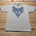 Vintage 1994 Native American Kachinas Tribal Boho Glitter Graphic T-Shirt - XL