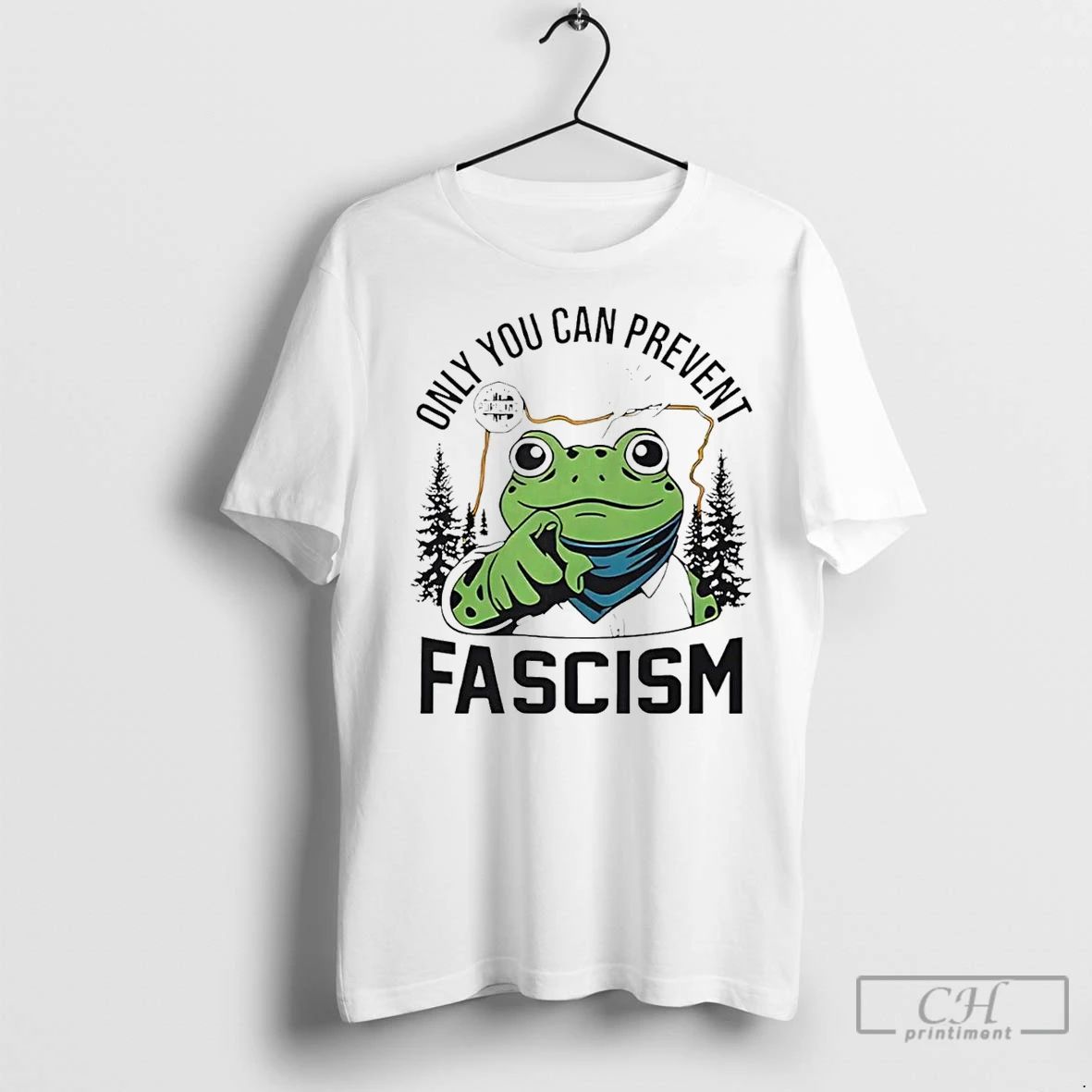Classic Only You Can Prevent Fascism Portland Frog