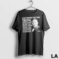 Original Booker T Washington A Lie Doesnt Become Truth Wrong Doesnt Become Right