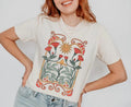 Boho Floral Art Vintage Sun Comfort Tee Shirt