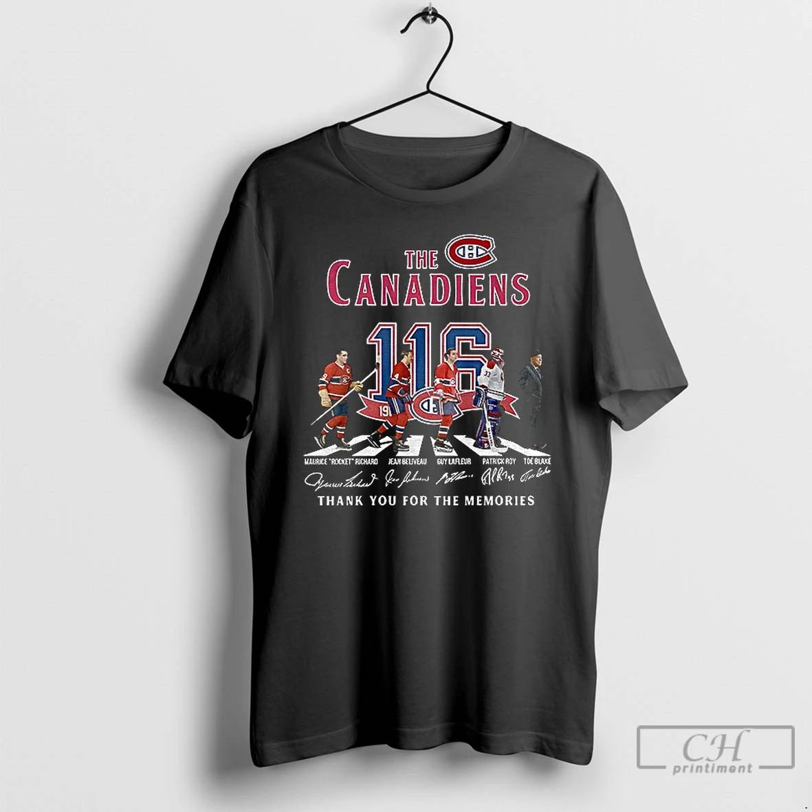 Premium Montreal Canadiens 116th Anniversary 1909 2025 Abbey Road Thank You For The Memories Signatures