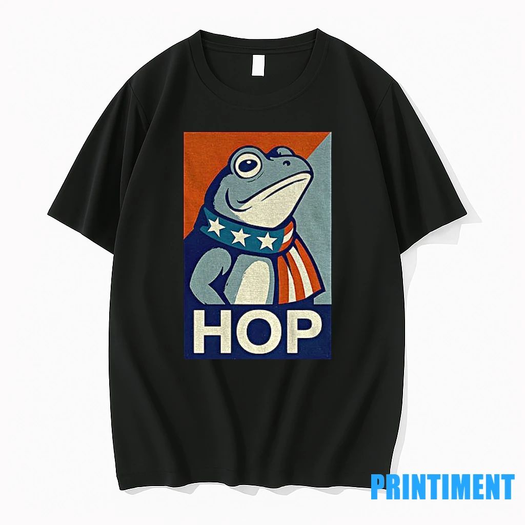 Portland Hop Frog Political Parody American Flag Frog Gift Tshirts Sweater
