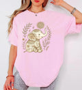 Boho Elephant Hand Drawn Wildlife Comfort Tee