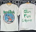Sacred Reich Surf Nicaragua shirt 2 sided White T shirt Heavy Cotton NH22140
