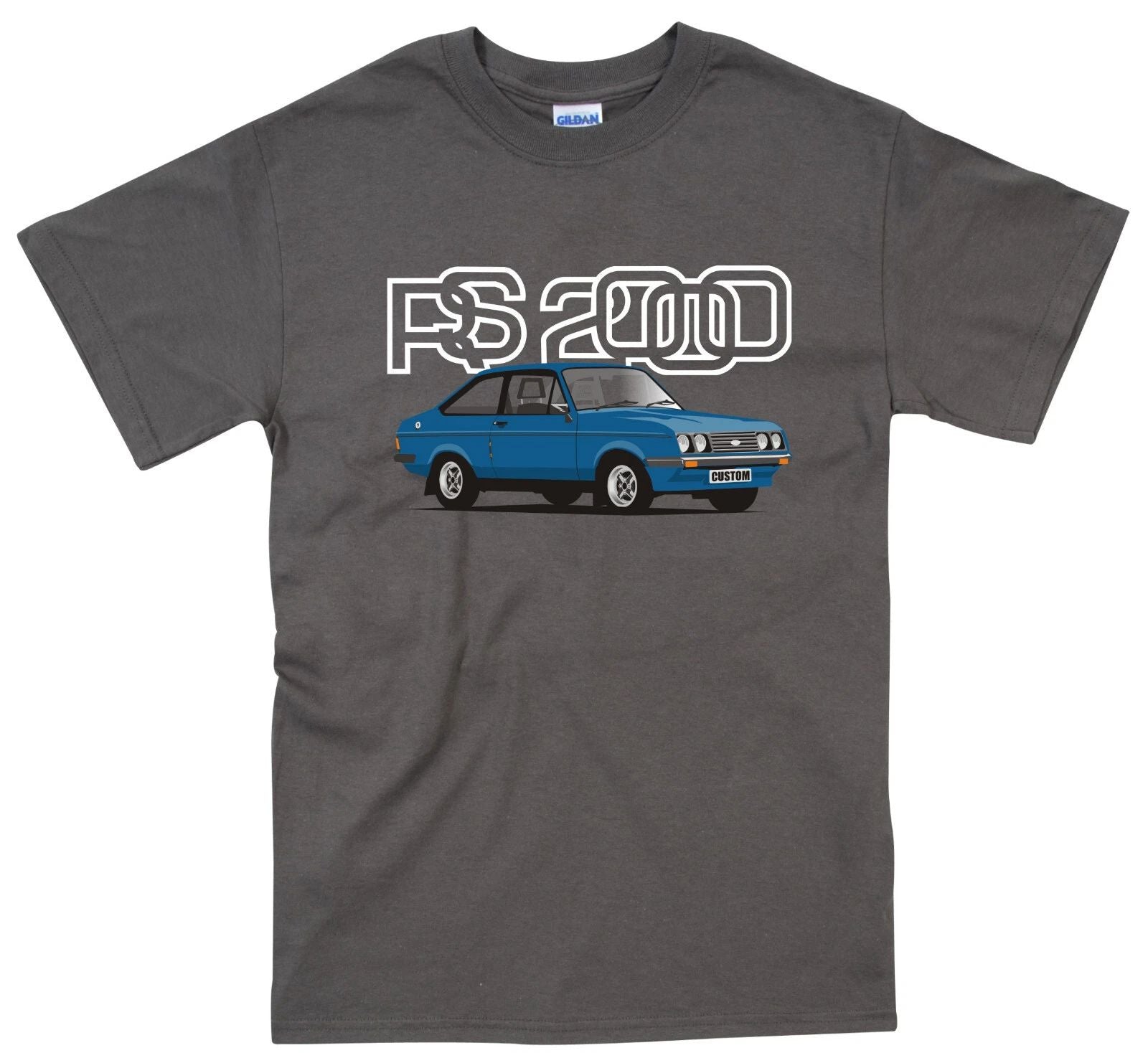 Ford Escort RS 2000 Custom Retro Classic Car T Shirt 9 colours