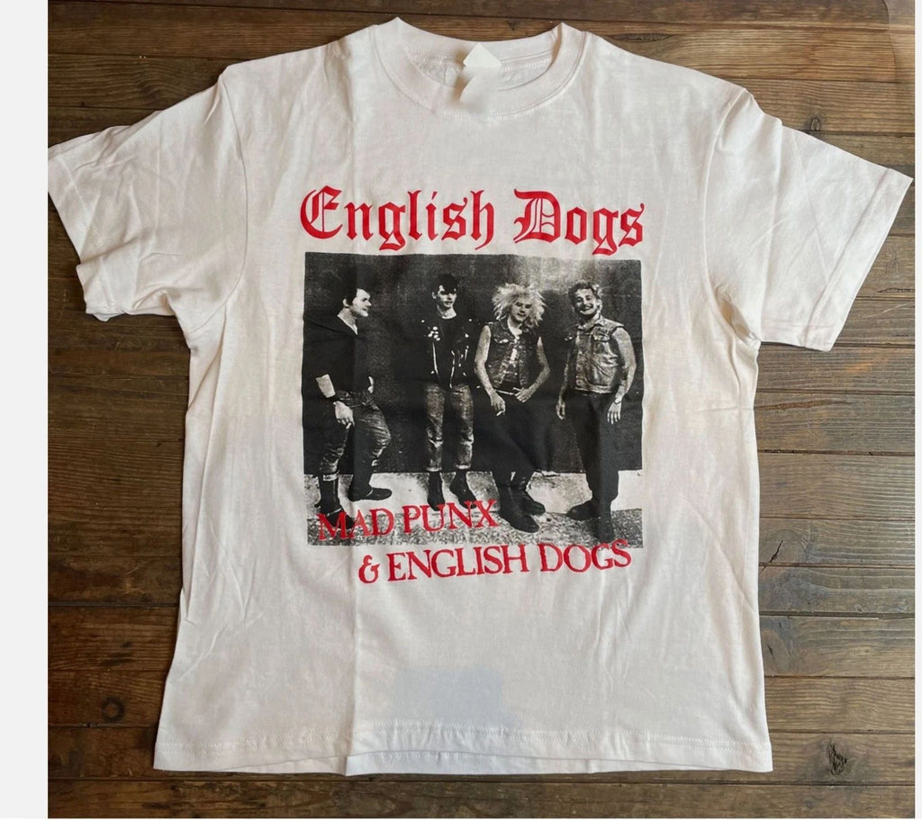VTG ENGLISH DOGS Mad Punx & English Dogs Shirt size S to 5XL