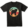 Cat Lover Retro Kitten Icon T-Shirt - Retro Colors