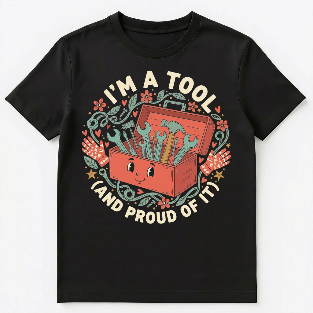 Funny Motivational Toolbox Humor Design Graphic Unisex T-Shirt