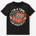 Funny Motivational Toolbox Humor Design Graphic Unisex T-Shirt