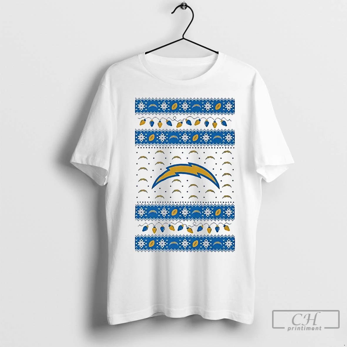 Premium Los Angeles Chargers Ugly Christmas Light