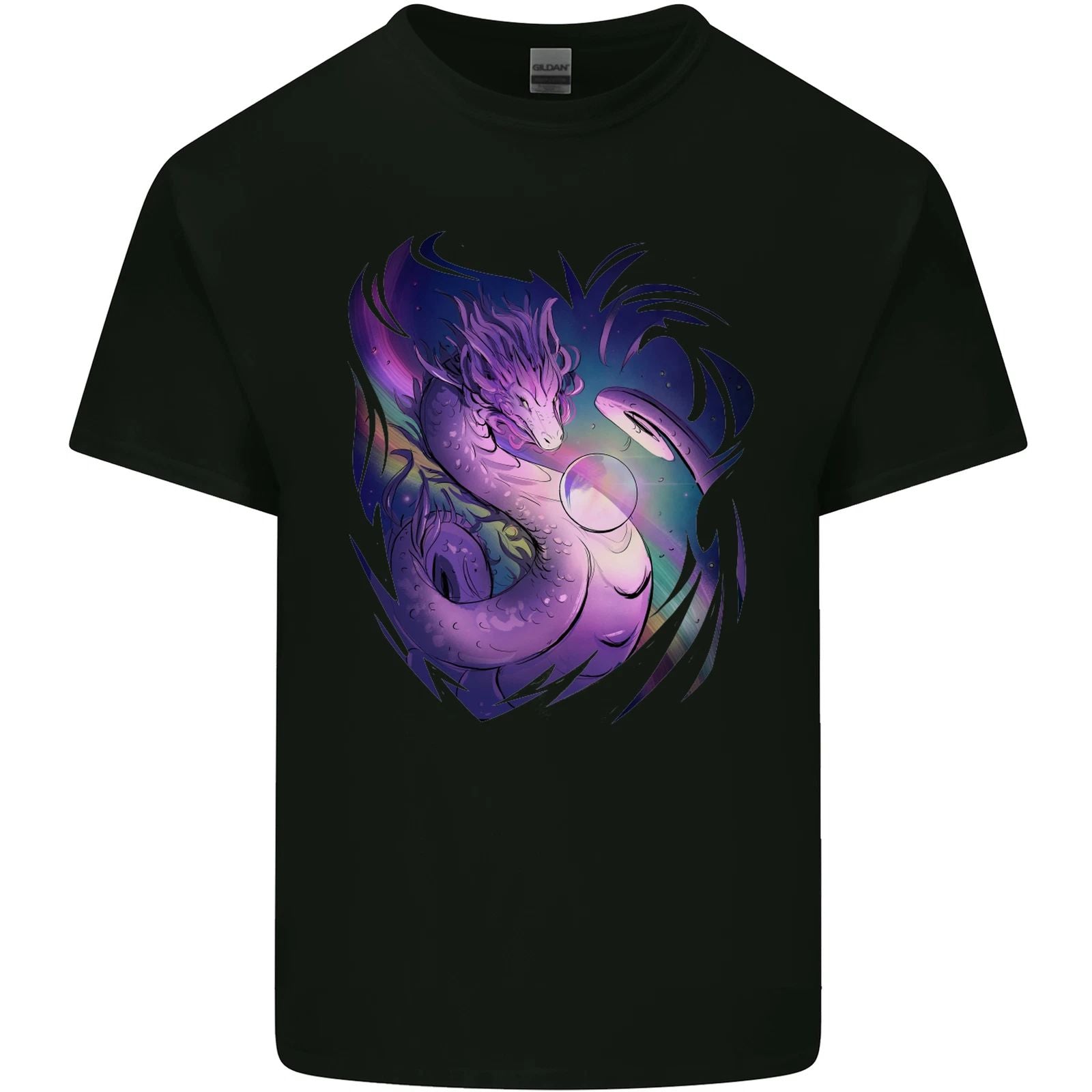 Fantasy Dragon Mens Light Cotton T-Shirt