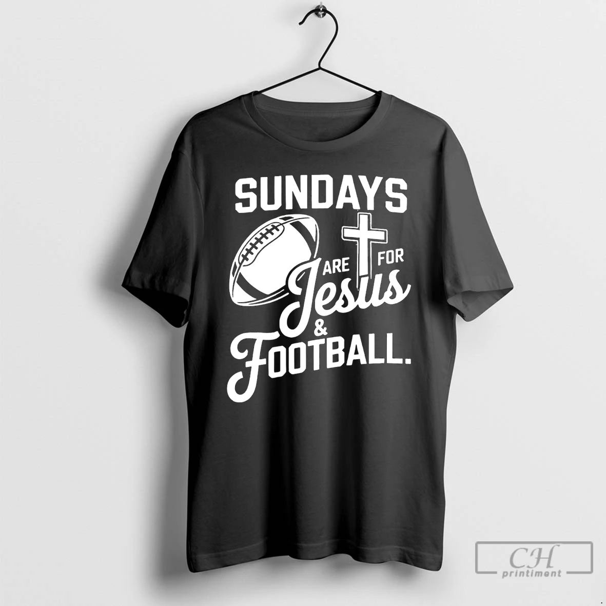 Classic Sundays Are For Jesus And Football T Shirts