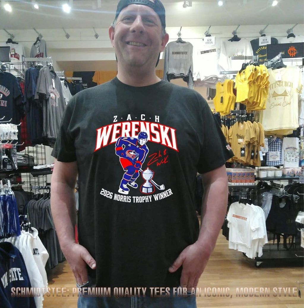 Zach Werenski Columbus Blue Jackets 2026 Norris Trophy Winner Signature shirt