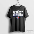 Classic Toronto Blue Jays Royal Respect Logo T Shirts