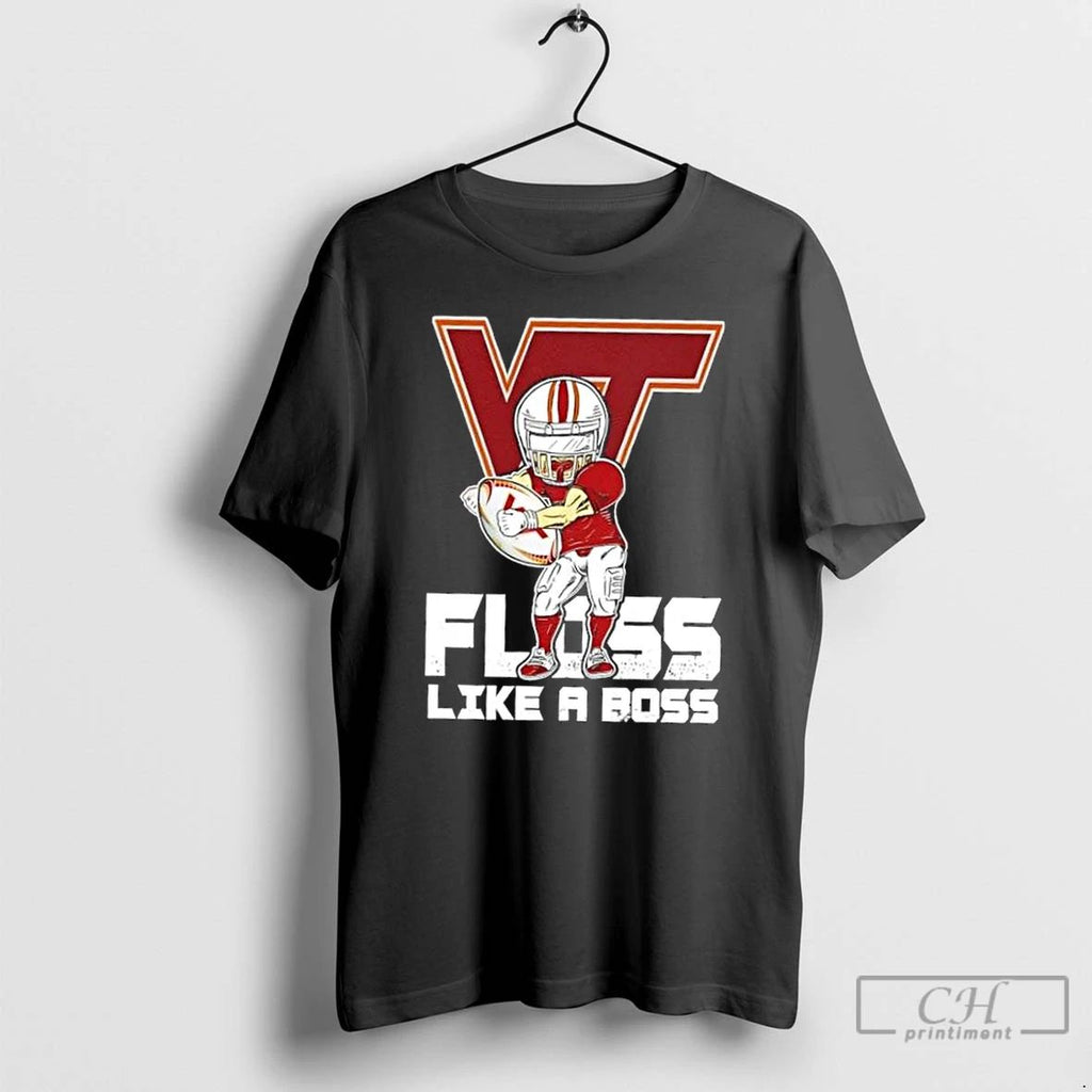 Classic Virginia Tech Hokies Football Floss Like A Boss T Shirts