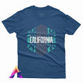 Printed t-shirt Cotton California Surfing USA Graphic Jersey for Men Women