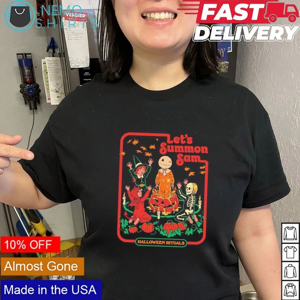 Let’s Summon Sam Halloween Rituals Trick r Treat shirt