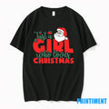 Just A Girl Who Loves Christmas Santa Claus Tshirts Sweater