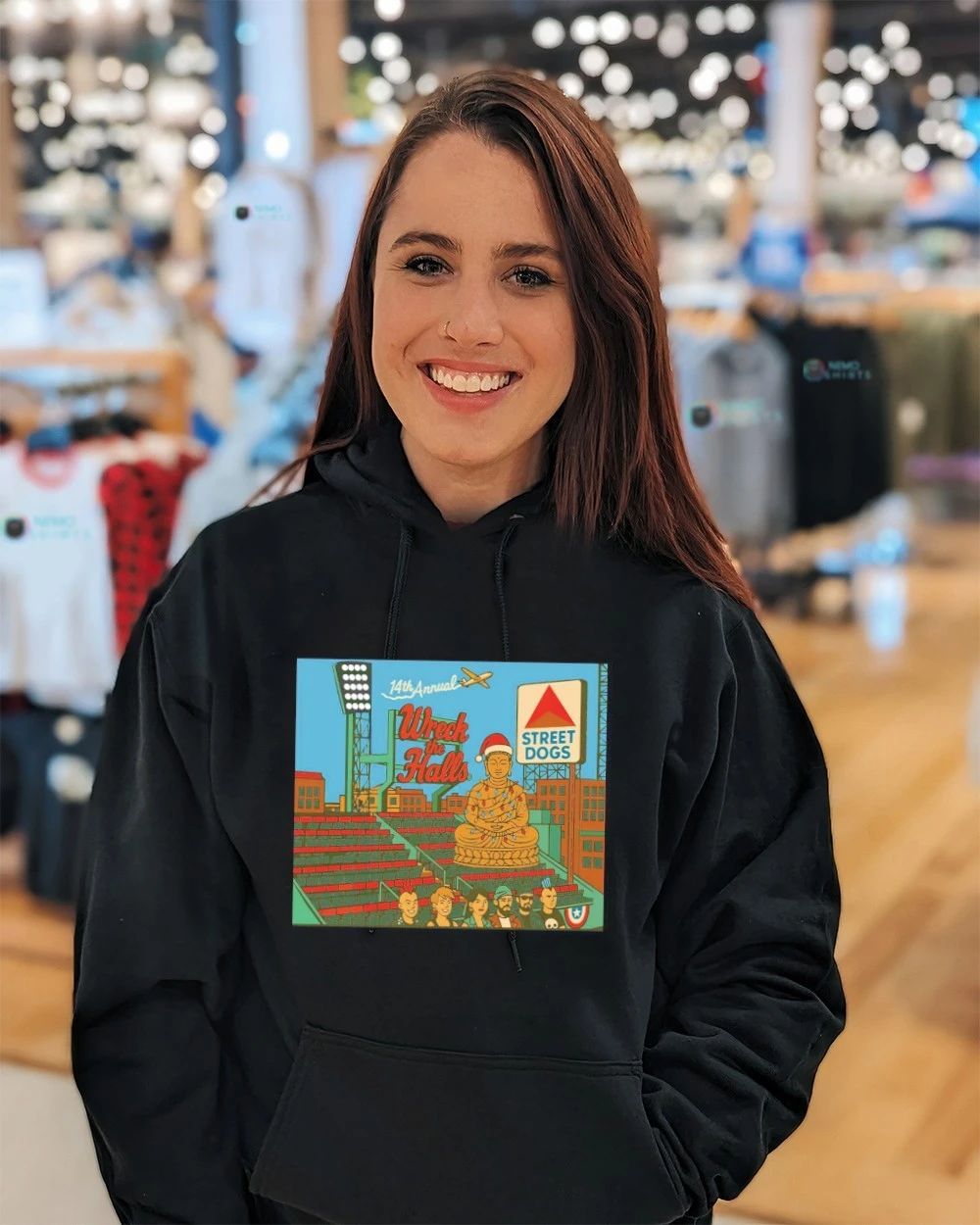Street Dogs and Bombsquad 14th Annual Wreck The Halls shirt