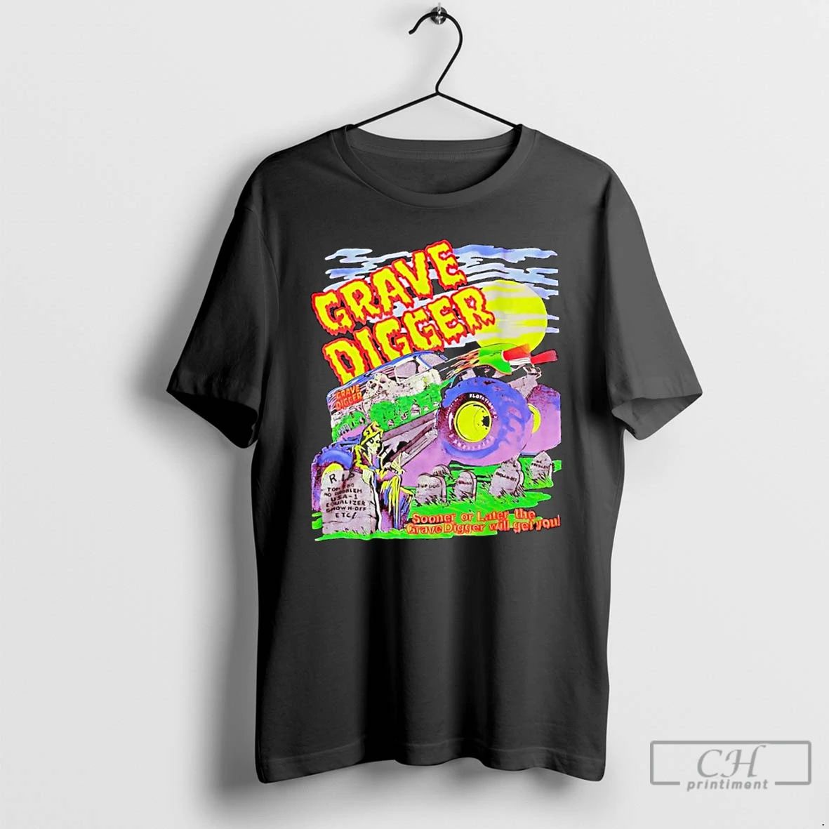 Classic Grave Digger Will Get You Racing Vintage T Shirts