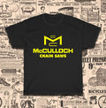New Hot McCulloch Vintage Chainsaws Logo T-Shirt American Size S-5XL T-Shirt