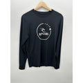 Ripcurl Mens T-Shirt Fit Long Sleeve Tee Sz S Black UPF 50+ Surf Swim Beach Vaca